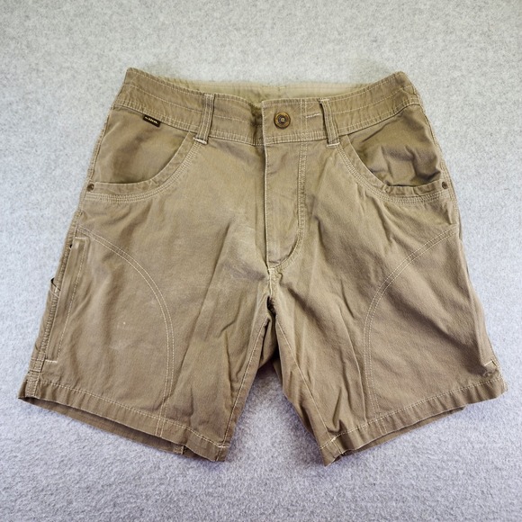 Kuhl Ramblr Shorts Mens 30 Beige Tan 7.5" Inseam  Outdoor Hiking Utility - Picture 1 of 9